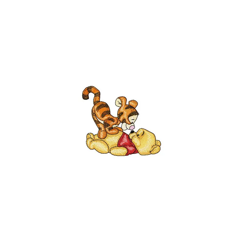 Baby Pooh and Tigger Stitching Pattern for Nurseries