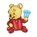 Baby Pooh Embroidery Design - Nursery Stitching Pattern