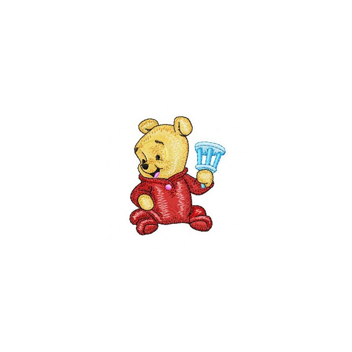 Baby Pooh 6 embroidery design - Embroidery Design
