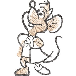 Mouse Jaq embroidery design - Embroidery Design
