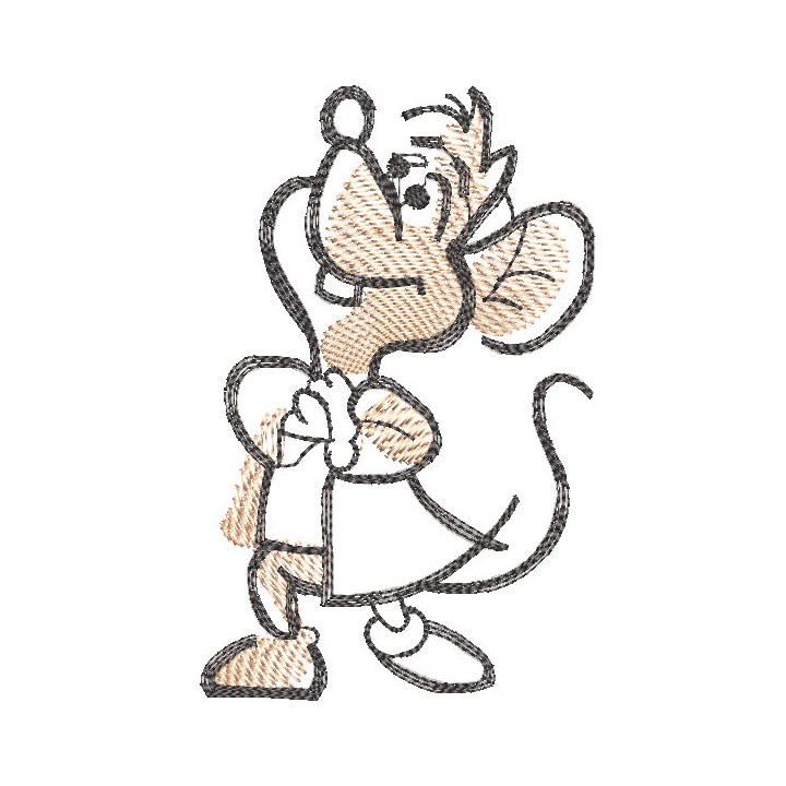 Mouse Jaq embroidery design - Embroidery Design
