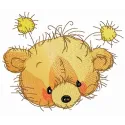 Teddy bear muzzle embroidery design - Embroidery Design