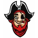 Funny pirate embroidery design - Embroidery Design