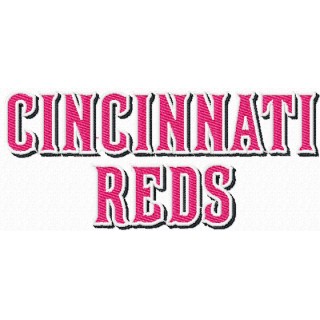 Cincinnati Reds Wordmark Logo embroidery design - Embroidery Design