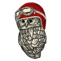 Wild Bike Rally Owl Stitching Pattern for Crafters