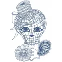 Strange doll 2 embroidery design - Embroidery Design
