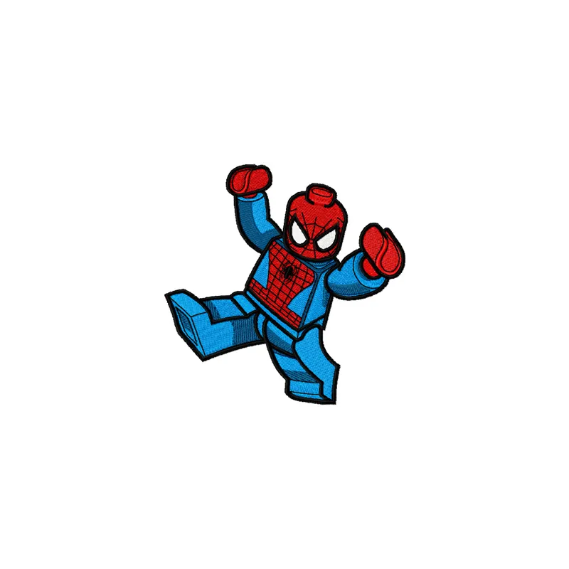 Spiderman Lego Stitching Pattern for Creative Builders