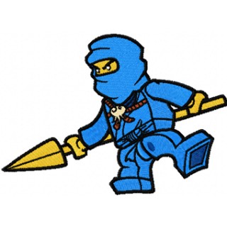 LEGO Ninjago Jay embroidery design - Embroidery Design