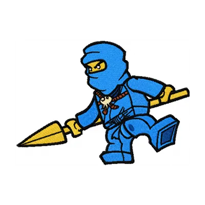 Jay Ninjago Stitching Pattern for Creative Builders