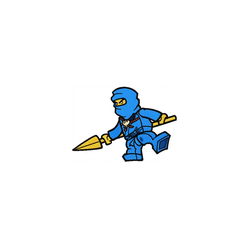 Jay Ninjago Stitching Pattern for Creative Builders