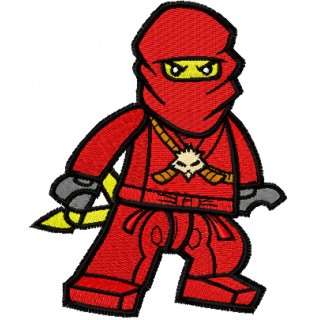 Ninjago Kai 2  embroidery design - Embroidery Design