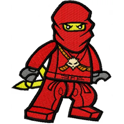Kai 2 Ninjago Stitching Pattern for Lego Fans