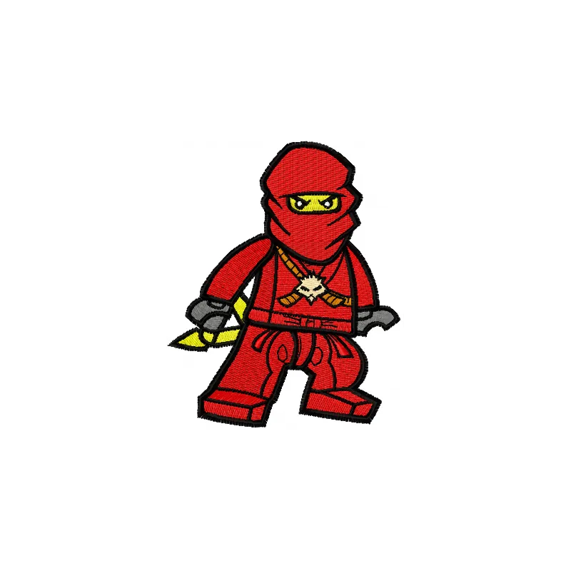 Kai 2 Ninjago Stitching Pattern for Lego Fans