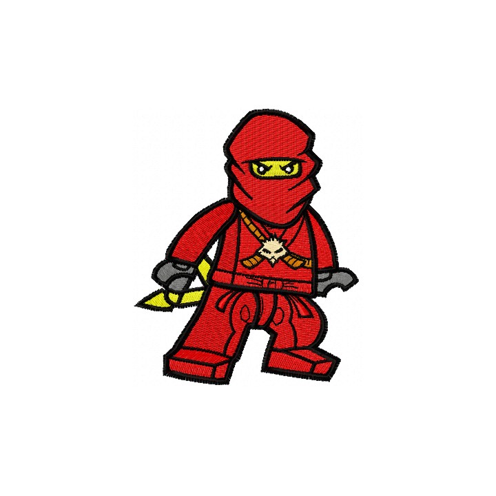 Ninjago Kai 2  embroidery design - Embroidery Design