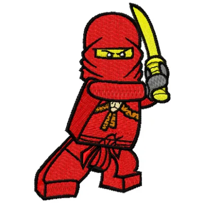 Kai Ninjago Stitching Pattern for Creative Crafters