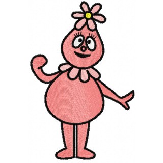Foofa Happy embroidery design - Embroidery Design