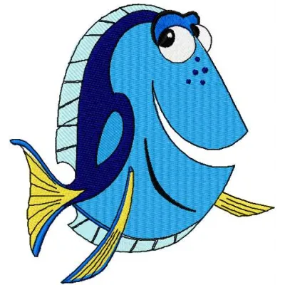 Dory Stitching Pattern - Ocean-Themed Embroidery Design