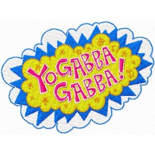 Yo Gabba Gabba Logo embroidery design - Embroidery Design