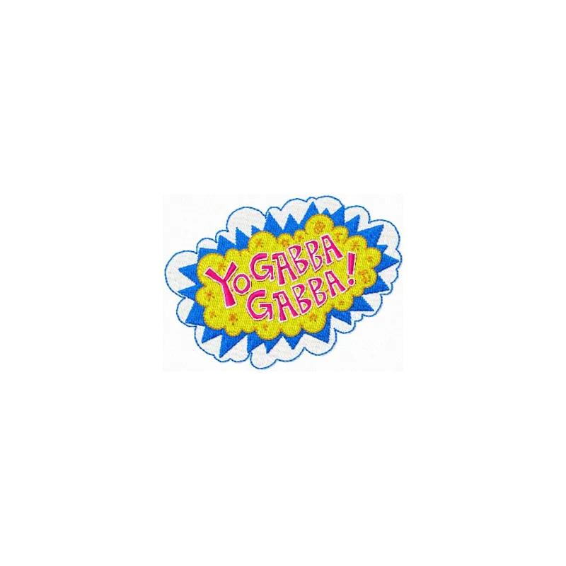 Yo Gabba Gabba Logo Stitching Pattern for Fans