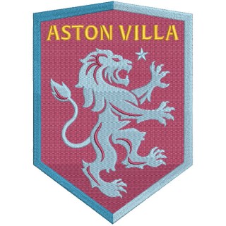 Aston Villa Shield logo embroidery design - Embroidery Design