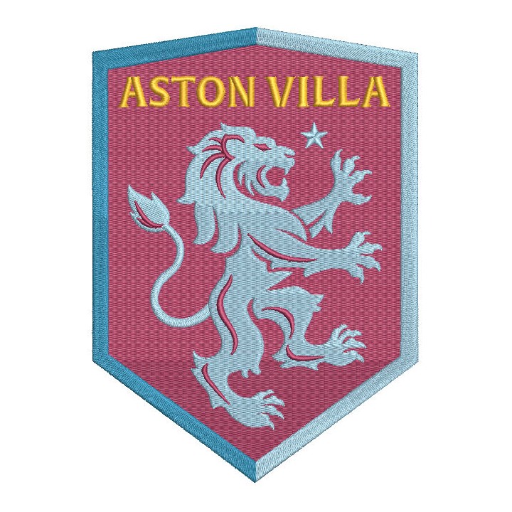 Aston Villa Shield logo embroidery design - Embroidery Design