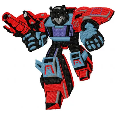 Transformers - Pointblank 1  embroidery design - Embroidery Design