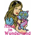 Alice & Cheshire Cat Stitching Pattern | Wonderland Embroid…