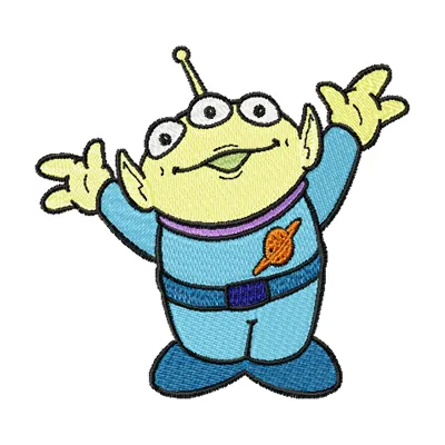Alien Plush Stitching Pattern - Toy Story Design