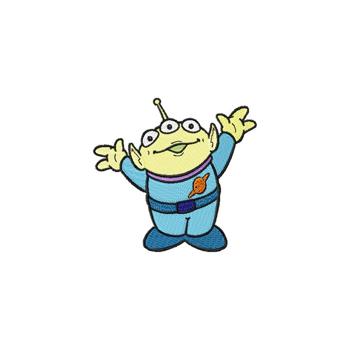 Alien Plush  embroidery design - Embroidery Design