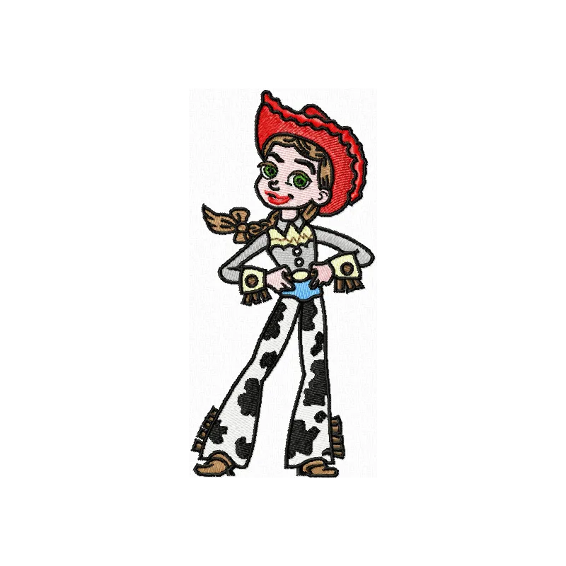 Jessie 2 Cowgirl Stitching Pattern for Toy Story Fans