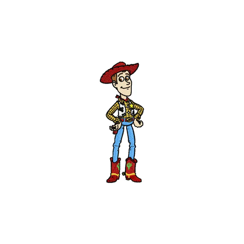 Woody Cowboy Stitching Pattern for Toy Story Fans
