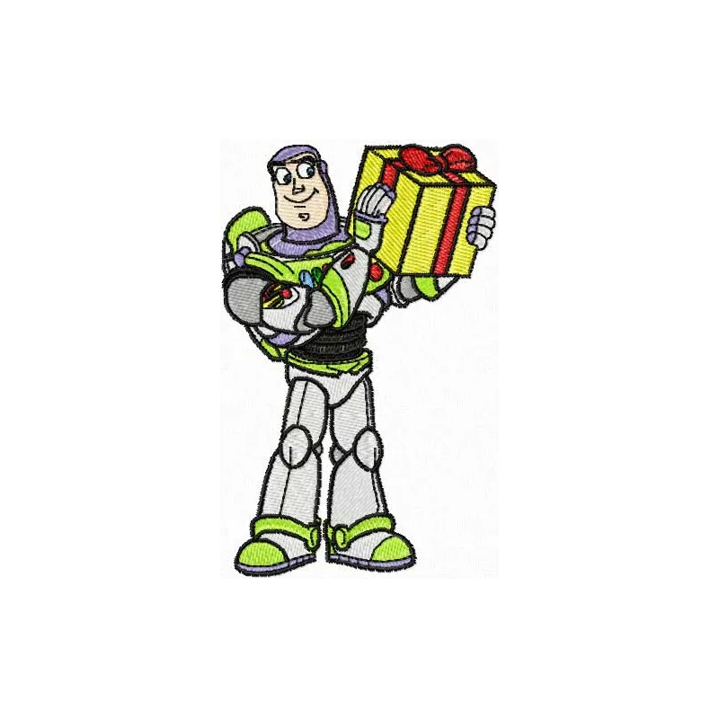 Buzz Lightyear Gift Scene Stitching Pattern