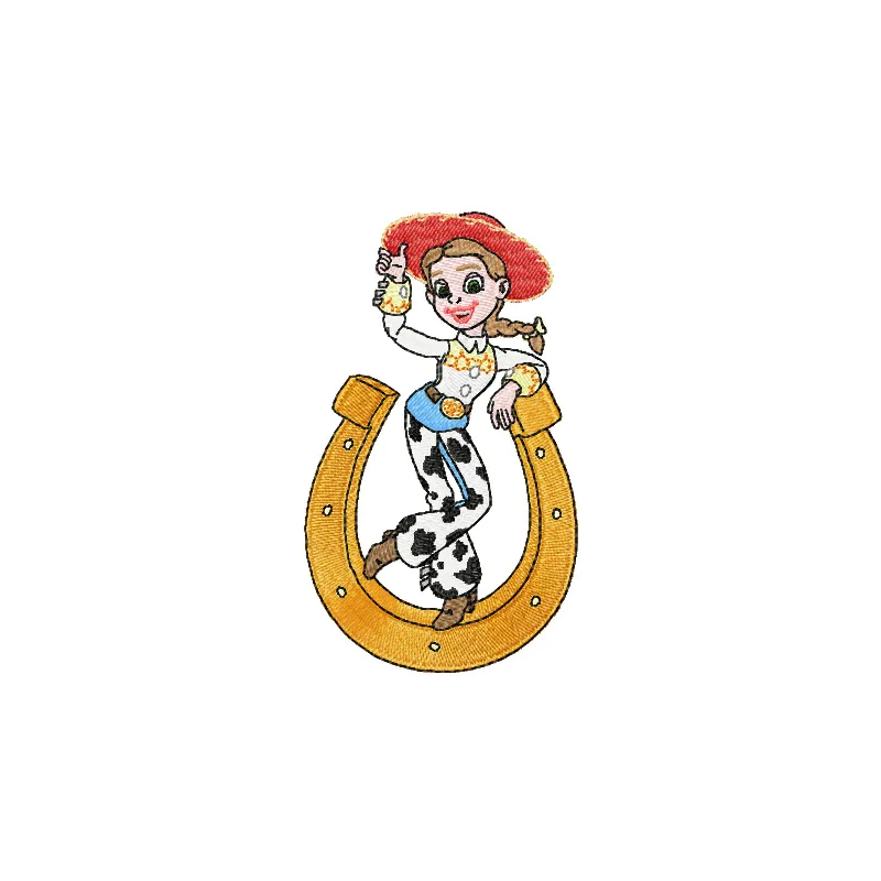 Jessie Funny Stitching Pattern for Toy Story Fans