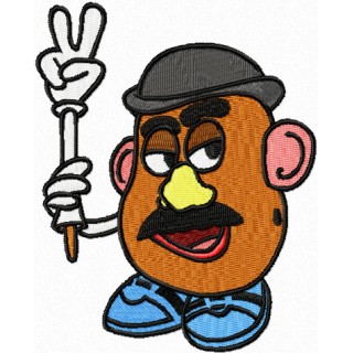 Mr Potato Head  embroidery design - Embroidery Design