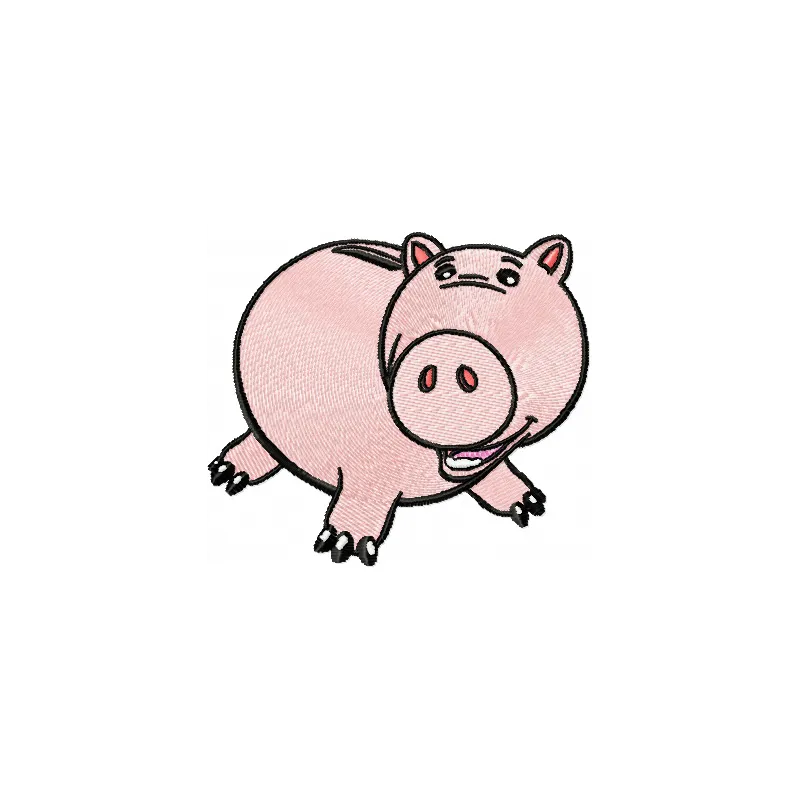 Pig Stitching Pattern - Toy Story Character Design