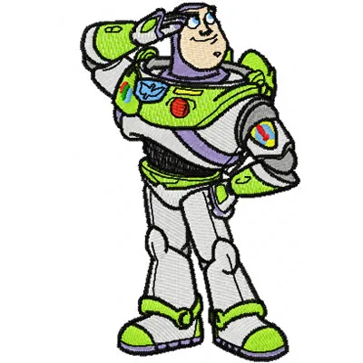 Buzz Lightyear Stitching Pattern for Kids' Apparel