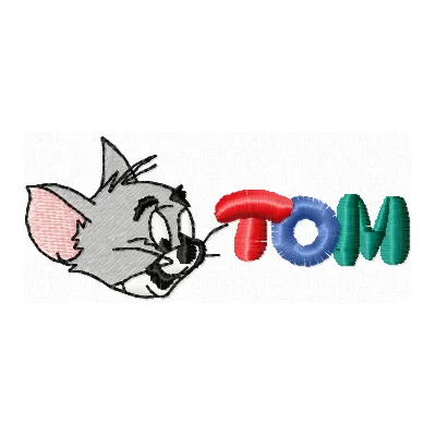Tom Cartoon Stitching Pattern for Kids' Crafts