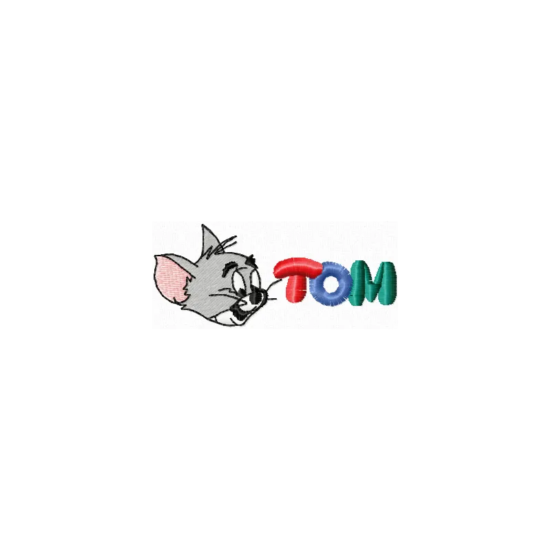 Tom Cartoon Stitching Pattern for Kids' Crafts