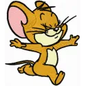 Jerry Happy Cartoon Stitching Pattern | Tom & Jerry