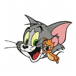 Tom and Jerry embroidery design - Embroidery Design