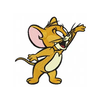 Jerry Cartoon Character Stitching Pattern