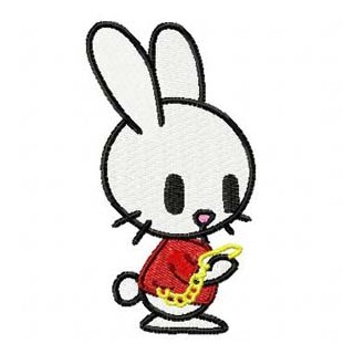 Tokidoki Bunny sub. Alice in Wonderland embroidery design - Embroidery Design