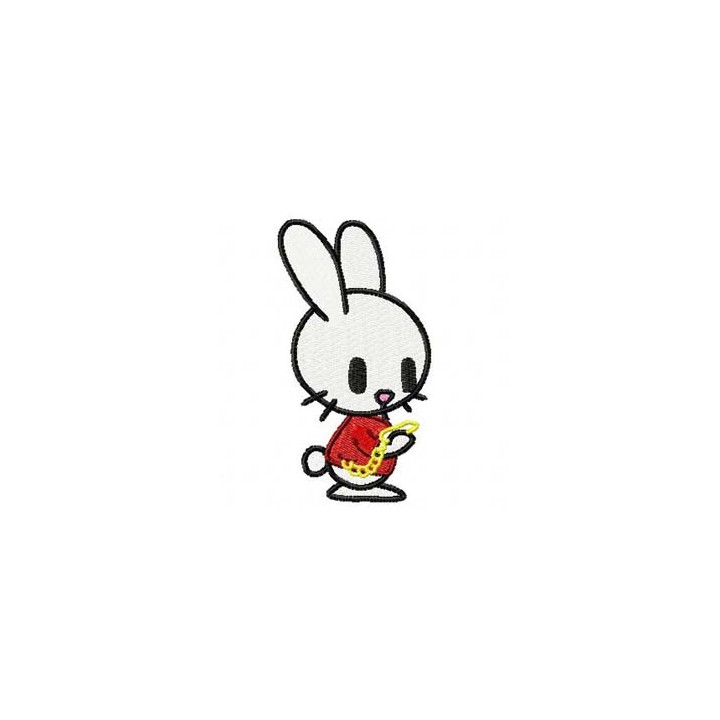 Tokidoki Bunny sub. Alice in Wonderland embroidery design - Embroidery Design