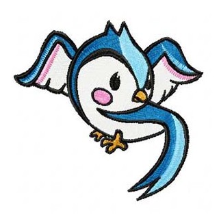 Tokidoki Bird 1 embroidery design - Embroidery Design