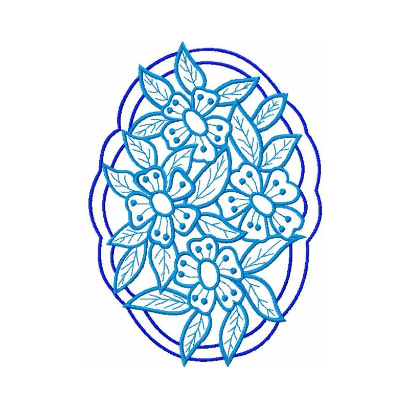 Flower lace 8 embroidery design - Embroidery Design