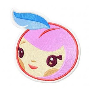 Tokidoki Apple  embroidery design - Embroidery Design