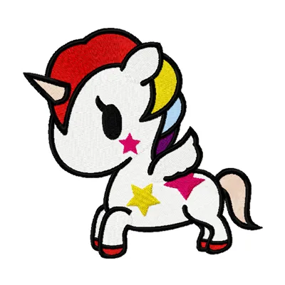 Tokidoki Unicorno embroidery design - Embroidery Design