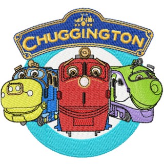 Chuggington Logo embroidery design - Embroidery Design