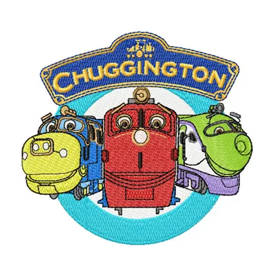Chuggington Logo embroidery design - Embroidery Design