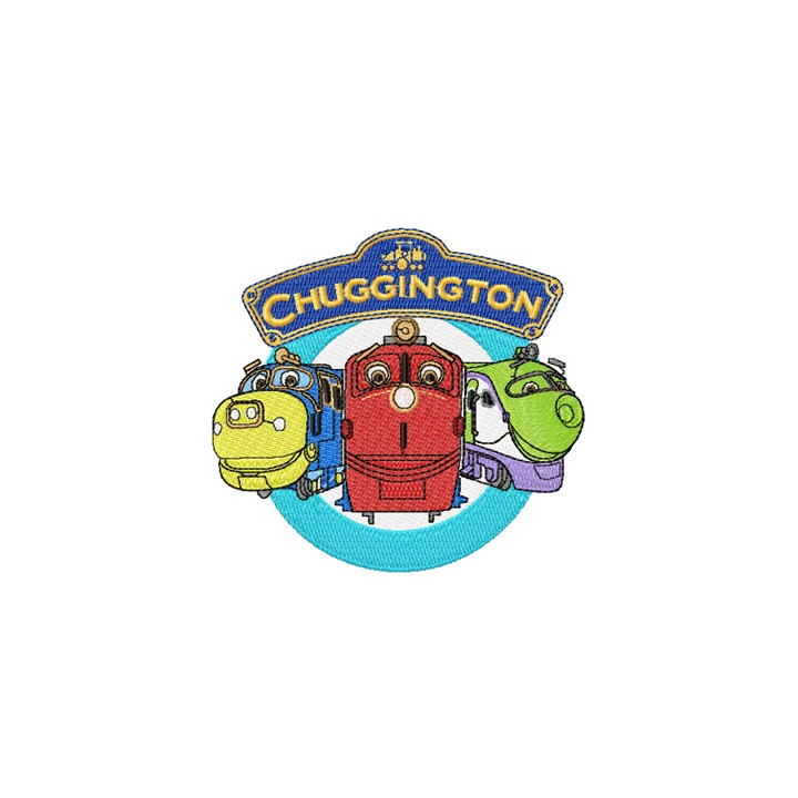 Chuggington Logo embroidery design - Embroidery Design
